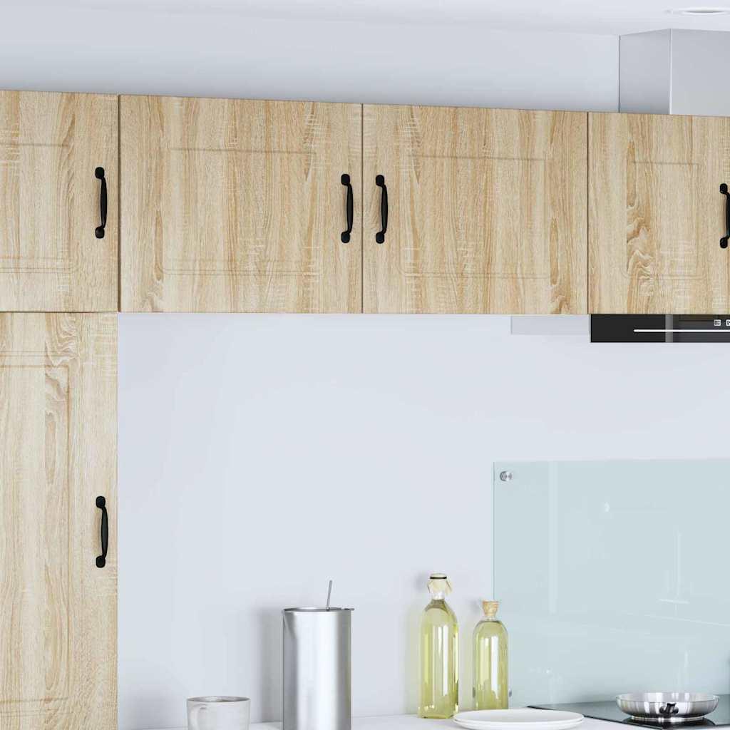 Vægskab til køkken med hylde 2 stk Sonoma eg 50 x 31 x 40 cm