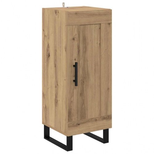 Highboard i artisan egetræ 34,5 x 34 x 180 cm