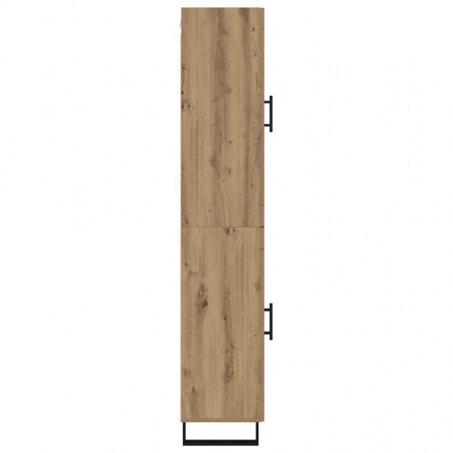 Highboard i artisan egetræ 34,5 x 34 x 180 cm