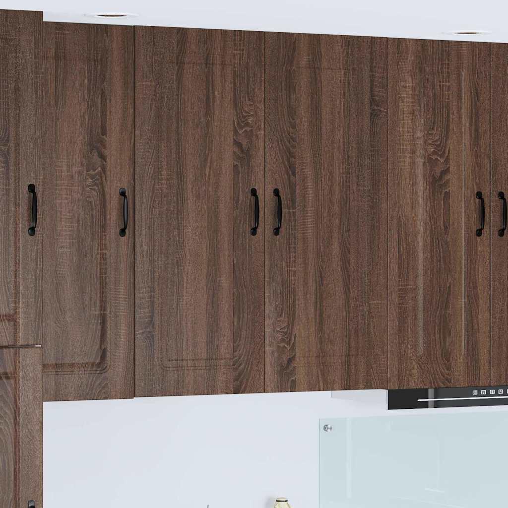Vægskab til køkken Brun eg 80 x 31 x 100 cm Konstrueret træ