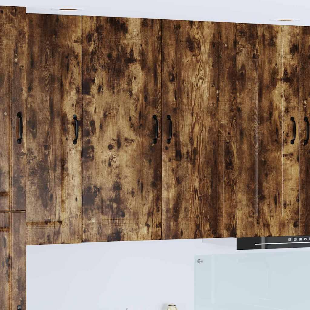 Vægskab til køkken Røget eg 80 x 31 x 100 cm Konstrueret træ
