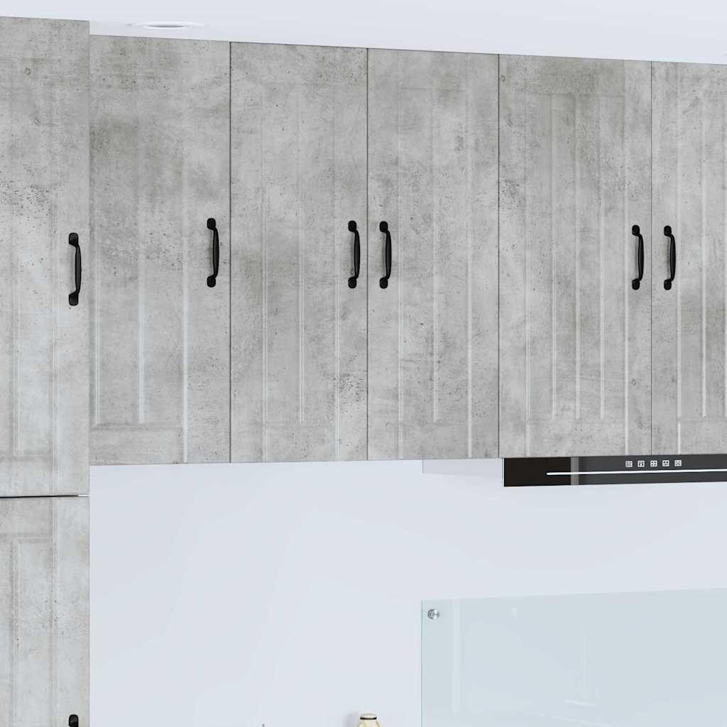 KÃ¸kkenskab med hylde Beton GrÃ¥ 60 x 31 x 80 cm Konstrueret trÃ¦