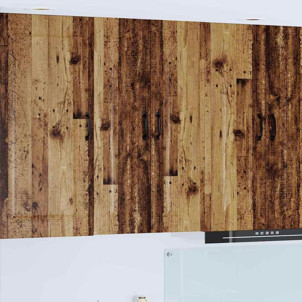Vægskab til køkken Gammelt træ 60 x 31 x 100 cm Konstrueret træ