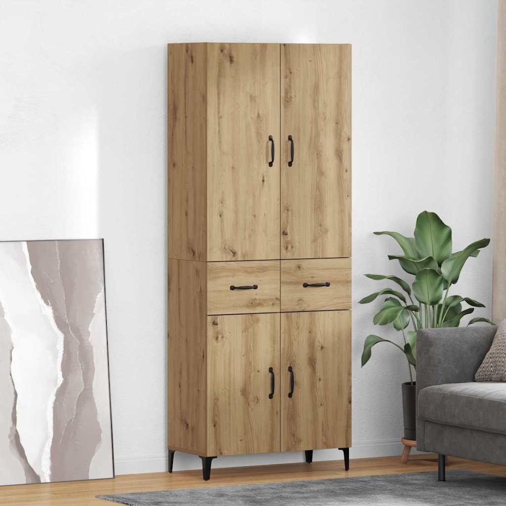 Highboard Artisan EgetrÃ¦ 69,5 x 34 x 180 cm Konstrueret trÃ¦