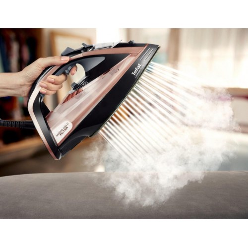 Dampsstrygejern Tefal Ultimate Pure FV9845 – 3.200 W, sort/kobber