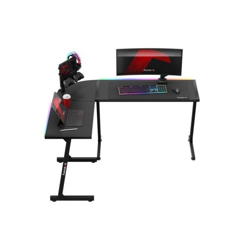 Gamingbord Huzaro Hero 6.0 RGB – sort L-form