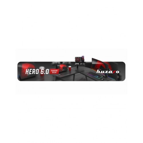 Gamingbord Huzaro Hero 6.0 RGB – sort L-form