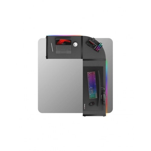 Gamingbord Huzaro Hero 6.0 RGB – sort L-form