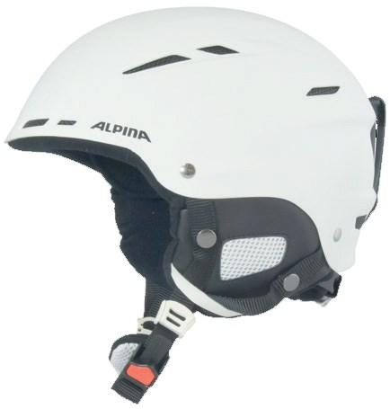 Skihjelm ALPINA Biom – hvid mat, str. 54–58