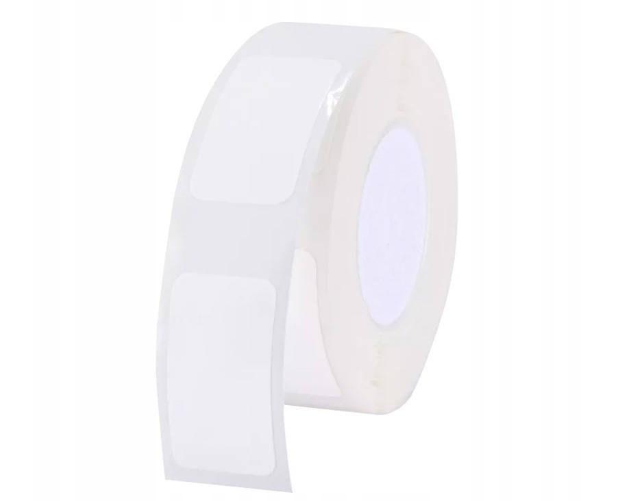 Etiketter termiske NiiMbot RP12×22 - 260 stk., hvid, 12 × 22 mm billede