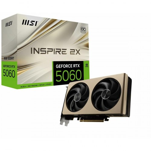 Grafikkort MSI GeForce RTX 5060 8G Inspire 2X OC - 8 GB GDDR6X/GDDR7