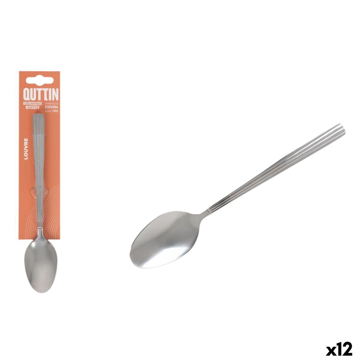 Suppeskeer Quttin Louvre sølvfarvet - sæt á 3 (12 pak) 20,4 × 3,8 cm