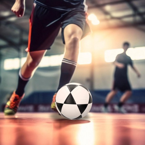 Fodbold Aktive størrelse 4 - 12 stk, hvid/sort