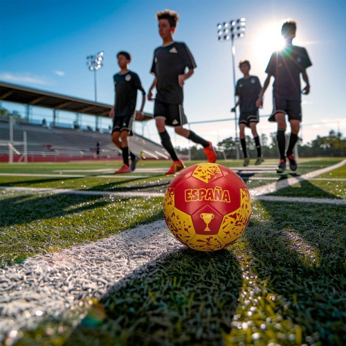 Fodbold størrelse 5 John Toys España - 12 stk., 22 x 22 x 22 cm