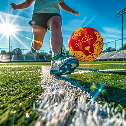 Fodbold størrelse 5 John Toys España - 12 stk., 22 x 22 x 22 cm