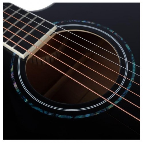 Elguitar akustisk-elektrisk 4/4 - V-tone VEAG1 CE, sort
