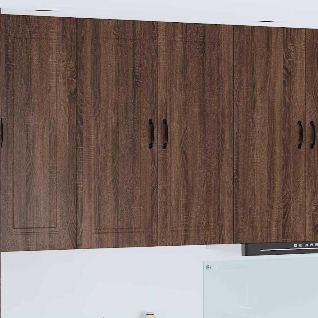 Vægskab til køkken Brun eg 80 x 31 x 100 cm Konstrueret træ