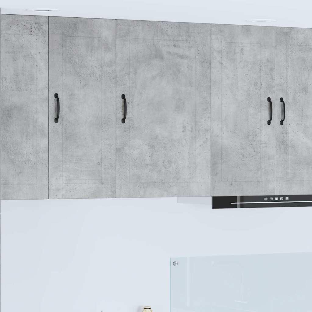 Vægskab til køkken Beton Grå 50 x 31 x 80 cm Konstrueret træ