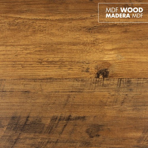 Reol med hjul Max Home - jern og træ MDF, 3 hylder, 48 × 62 × 30 cm