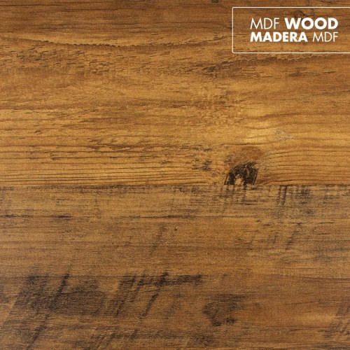 Reolsystem Max Home - jern og træ MDF, 5 hylder, 30 × 144 × 24 cm