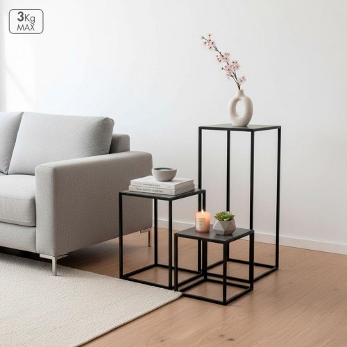 Konsolborde sæt - Max Home, 3 små borde, 30 × 90 × 30 cm