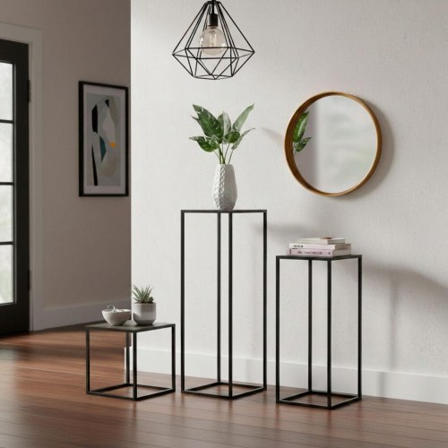 Konsolborde sæt - Max Home, 3 små borde, 30 × 90 × 30 cm