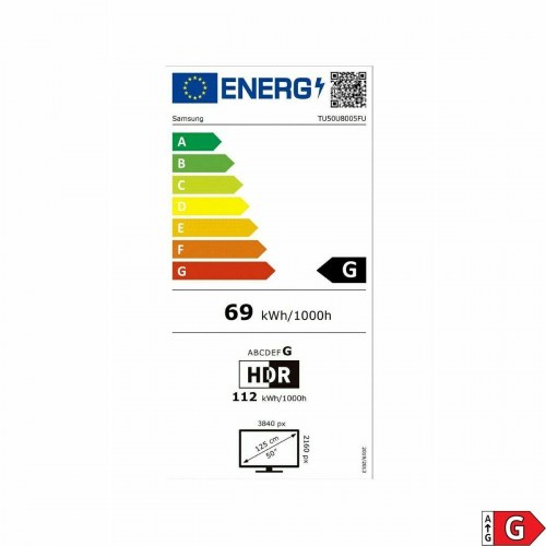 Smart TV 50" Samsung TU50U8005F 4K Ultra HD