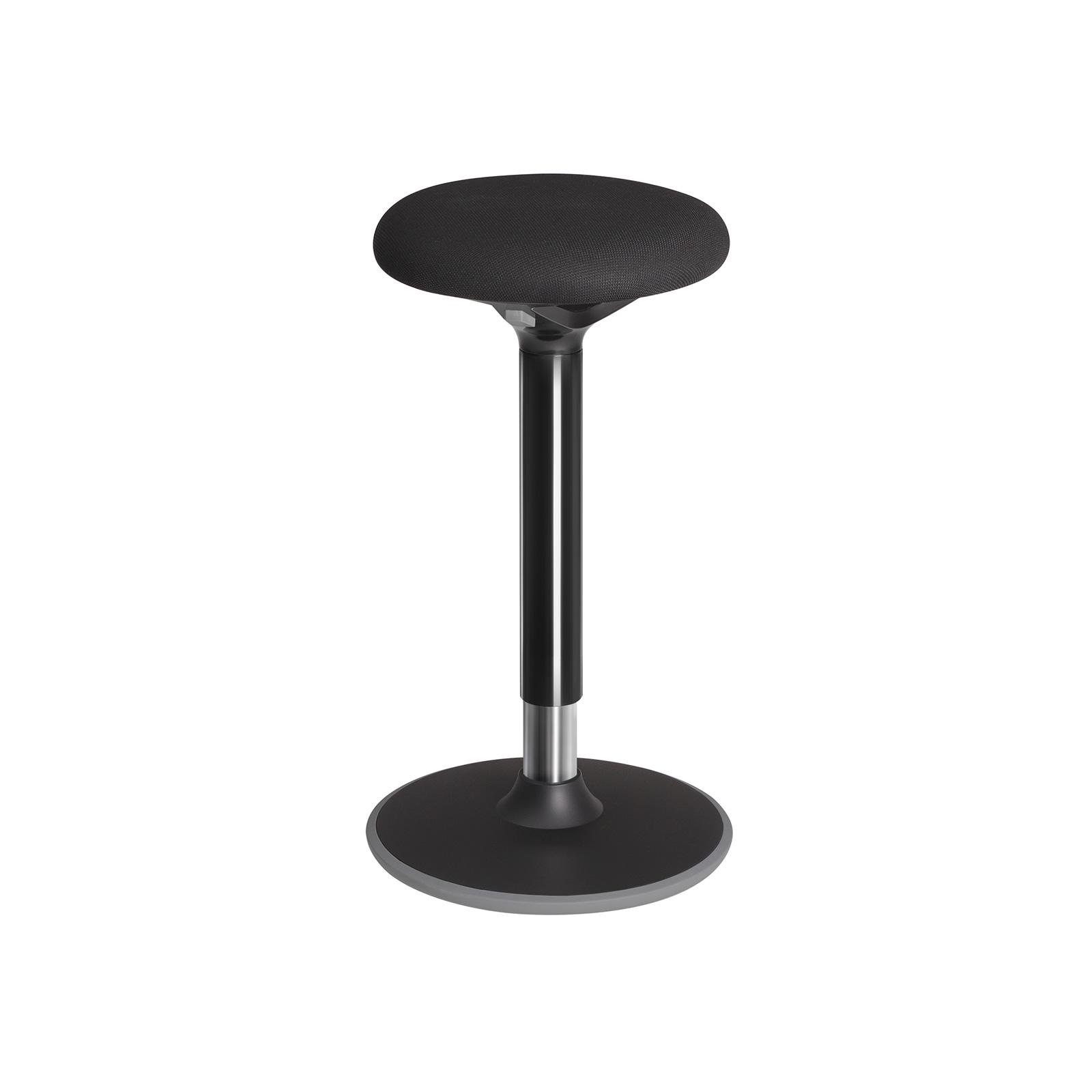 Kontorskammel aktiv vippe- og balancestol, justerbar 55–70 cm, sort