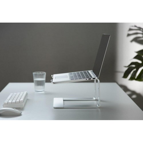 Laptop stander – Gembird NBS-D1-01, aluminium, sølv, 15,6"