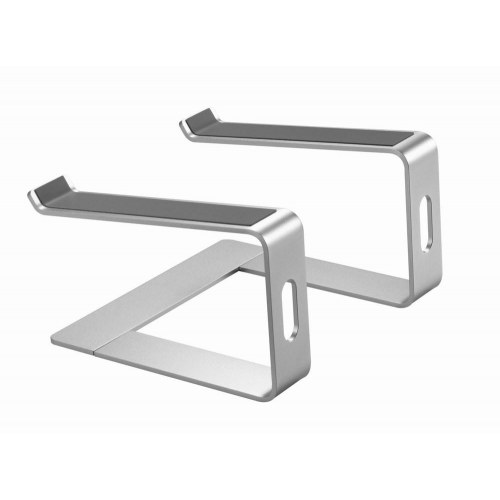 Laptop stander – Gembird NBS-D1-01, aluminium, sølv, 15,6"