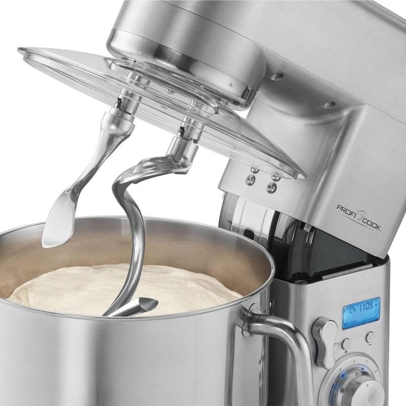 ProfiCook Køkkenmaskine PC-KM 1096 - kitchen machine - 1500 W - stainless steel/black