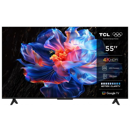 4K Smart TV 55" TCL 55P69K – Google TV, HDR10, 60 Hz