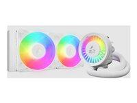 CPU vandkøler ARCTIC Liquid Freezer III Pro 240 A‑RGB, hvid, 120 mm billede