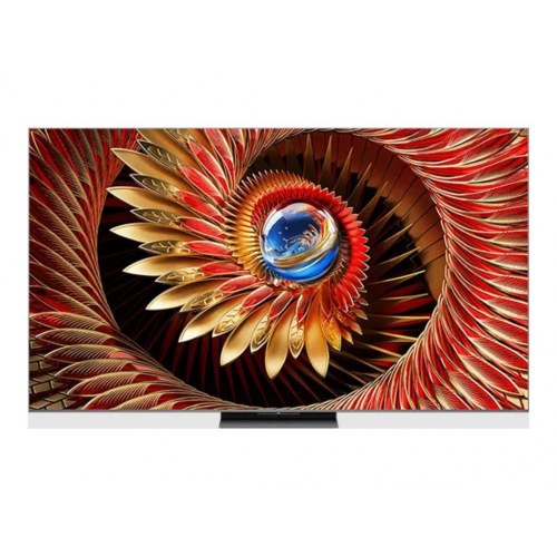 65" 4K QLED TV – TCL 65C8K, Google TV, børstet metal