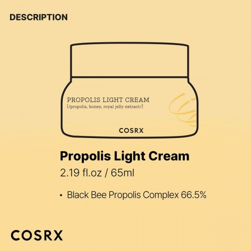 Ansigtscreme Cosrx Propolis Light Cream 65 ml
