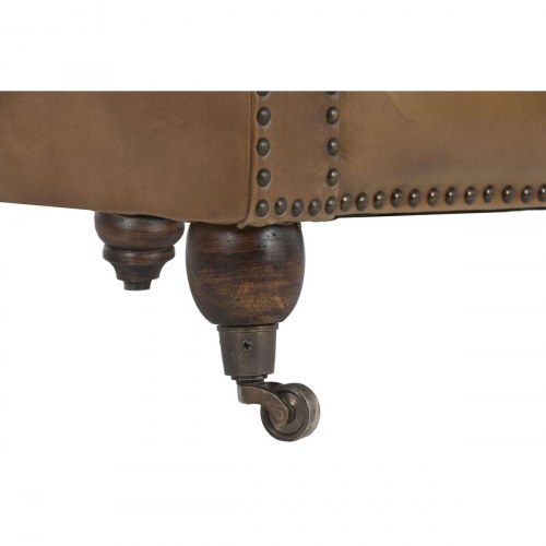 Lænestol i læder - , vintage design