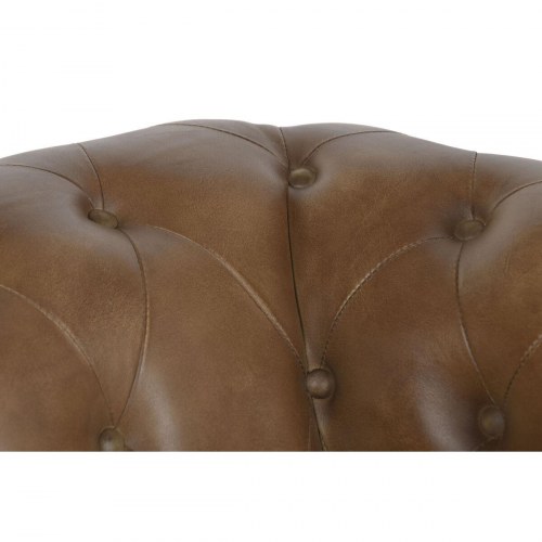 Lænestol i læder - , vintage design