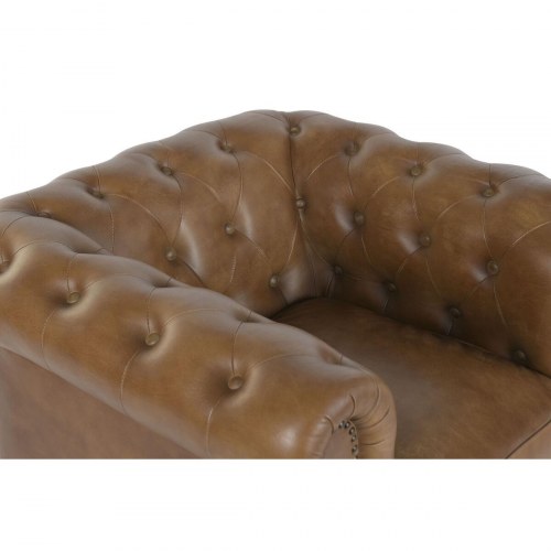 Lænestol i læder - , vintage design