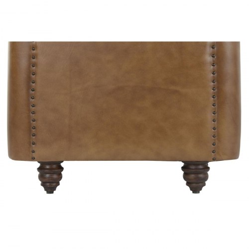 Lænestol i læder - , vintage design