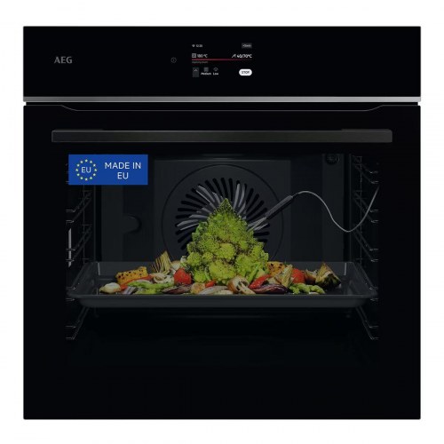 Indbygningsovn AEG pyrolyse 71 l - TE8PB731AB, 3.400 W, sort