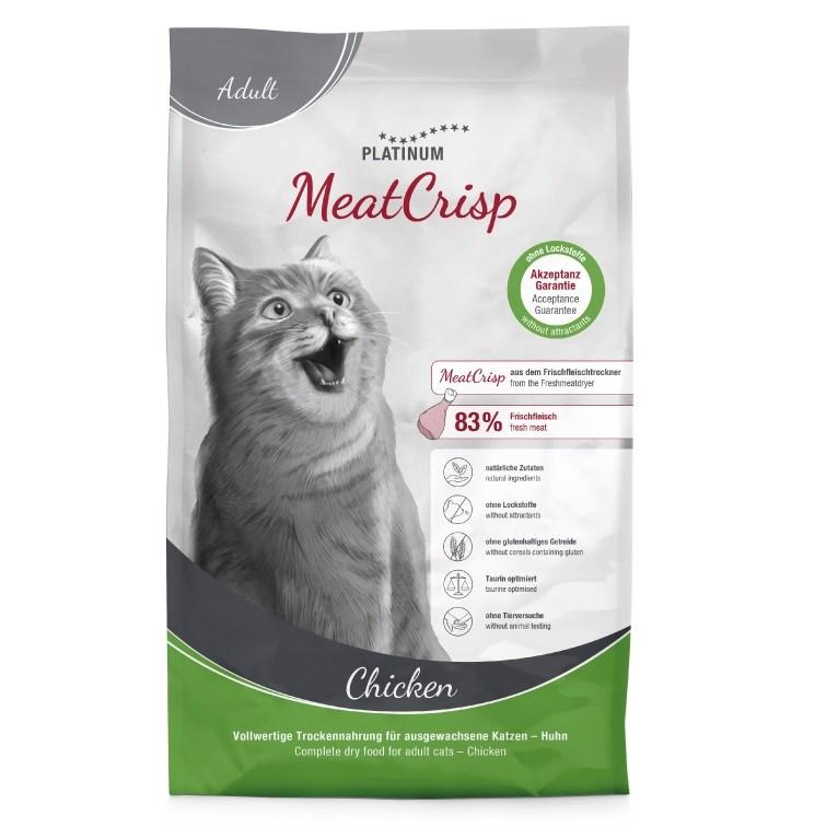 Kattemad tørfoder PLATINUM MeatCrisp Adult Chicken 3 kg