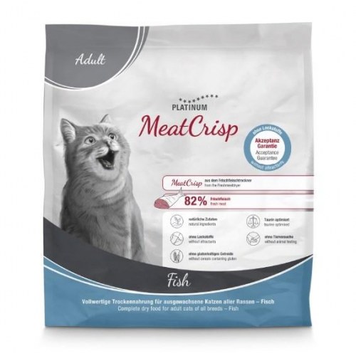 PLATINUM MeatCrisp Fish - tørfoder til kat, 400 g