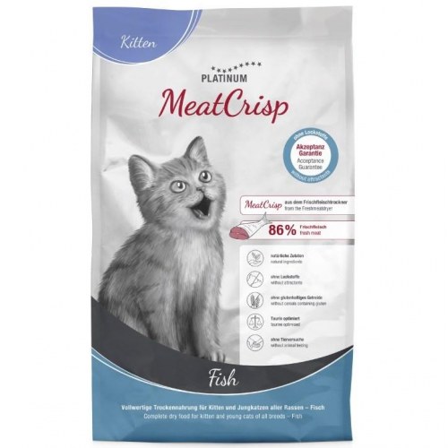 PLATINUM MeatCrisp Kitten Fish tørfoder 3 kg