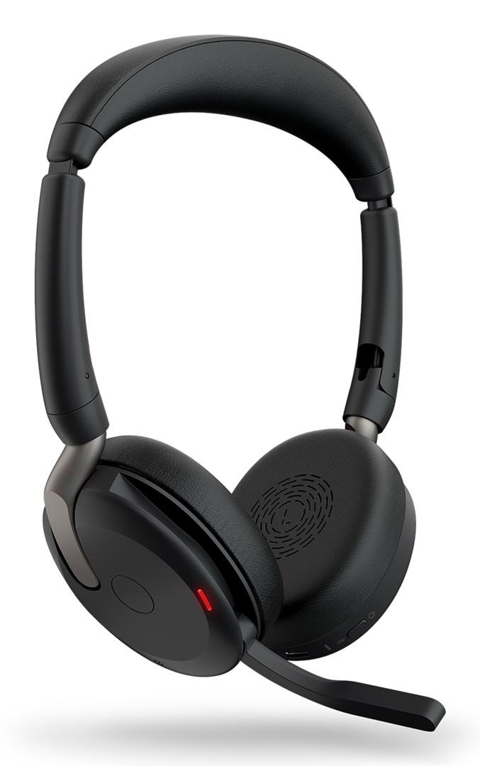 Trådløst headset Jabra Evolve2 65 Flex - Link380c UC Stereo med trådløs opladning billede