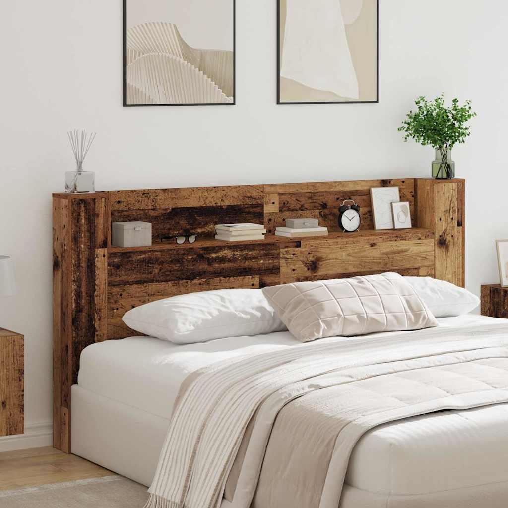 Hovedgærde Gammelt træ 200 x 15 x 103,5 cm Konstrueret træ