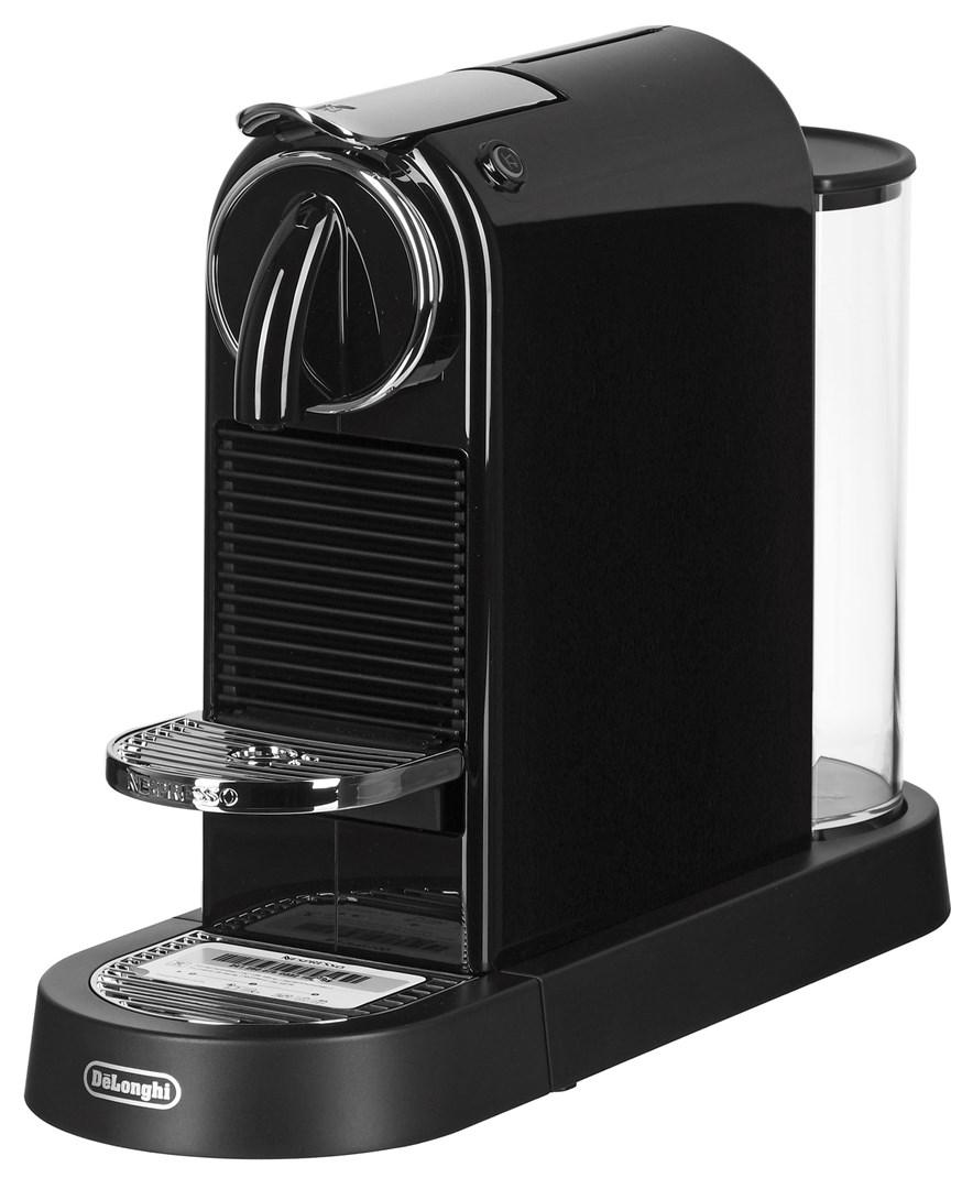 Kapselkaffemaskine De’Longhi Citiz, 1 l - fuldautomatisk, sort