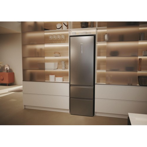 Kølefryseskab Haier 3D 60 Serie 5 HTW5620DNMG, 414 l, D, sølv