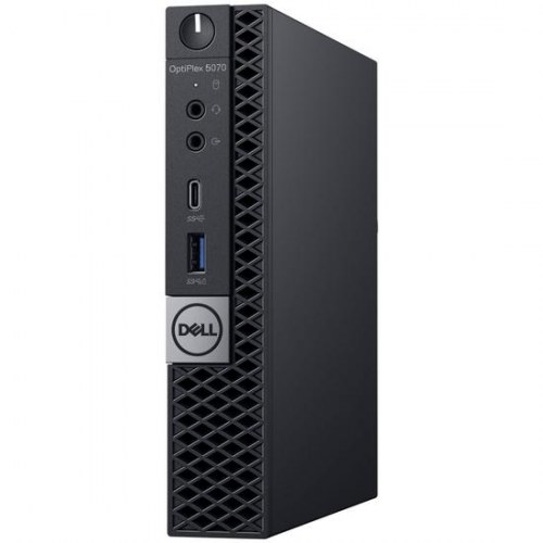 Stationær PC Dell OptiPlex 5070 Tiny – i5-9500, 16 GB RAM, 256 GB SSD, Windows 11 Pro, (RENOVERET) (OUTLET A)