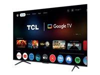 4K Smart TV TCL 55" T8C QLED med Google TV - børstet metal billede