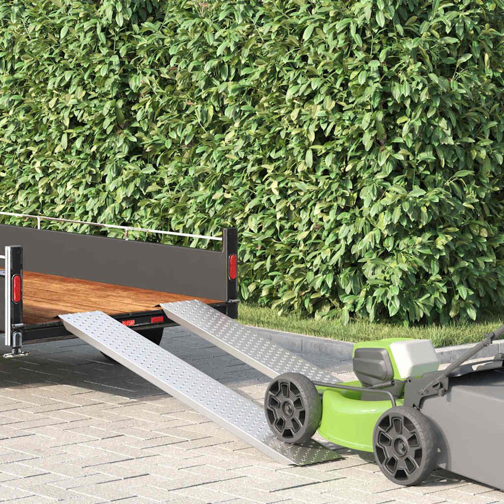 Lad Ramp Sølv 159 x 23 x 5 cm Galvaniseret stål